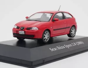 Seat Ibiza Sport 2006 Mk3 In DisplayCase 2.0 Red 3 Door Model 1:43 Diecast Scale - Picture 1 of 4