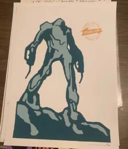 Pearl Jam Poster 2003 Tour Little Rock Arkansas 6/10/03 Ames Bros - MINT - Picture 1 of 3
