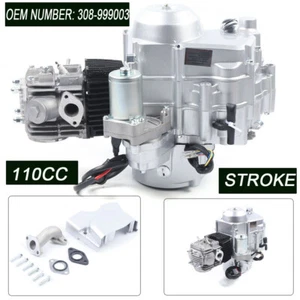 4Stroke 110cc Engine Motor Auto Transmission for 50cc 70/90/110cc Dirt Pit Bike - Foto 1 di 24