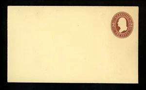 US Postal Stationery U261 Mint Envelope Entire 2c Brown on Amber Washington - Picture 1 of 2