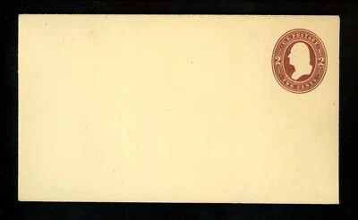 US Postal Stationery U261 Mint Envelope Entire 2c Brown on Amber Washington - Image 1 of 2