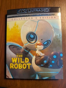 The Wild Robot - 4K UHD (4k UHD Disc Only!) No Blu-ray! w Slipcover, Like New - Picture 1 of 8