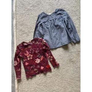 Little girls long sleeve shirt bundle size 5T  - Picture 1 of 5