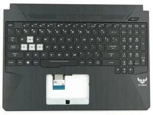 FÜR Asus FX505DD Handauflage Tastatur LED US-International - Bild 1 von 2