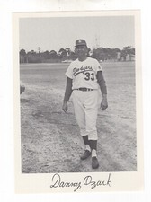 1970 LOS ANGELES DODGERS - DANNY GOODMAN SET E SERIES - DANNY OZARK 5x7 CARD