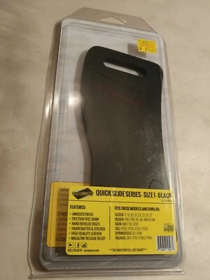 Кожаная поясная кобура для магазина пистолета Versa Carry Quick Slide S1 AOWBBK1 - Изображение 1 из 4