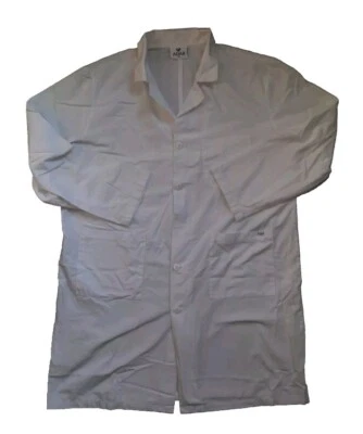 Adar Unisex Doctor Nurse Multiple Pockets White Lab Coat Size: XL - Image 1 of 4