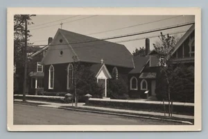 Church RPPC Photo Vintage Postcard - Picture 1 of 2