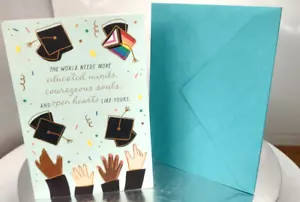 Graduation 4.5"x7" American Greeting Pride & True Unisex Graduate Card New - Picture 1 of 5