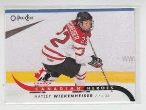 09/10 OPC Team Canada Hayley Wickenheiser Canadian Heroes card #CB-HW - Picture 1 of 2