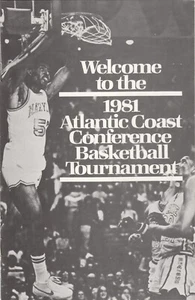 1981 ACC Basketball Tournament Capital Centre Information guide 7L - Picture 1 of 4