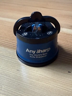 AnySharp Knife Sharpener with PowerGrip - Blue - Image 1 of 2