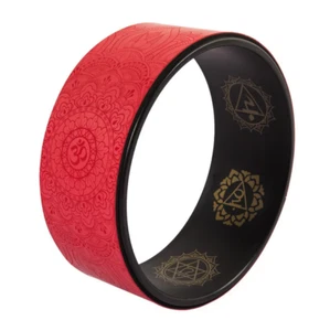 Yoga Ring Yoga Wheel mit Mandala Design Yoga-Stützrad Sanskrit/ 3 Farben / 33 cm - Bild 1 von 12
