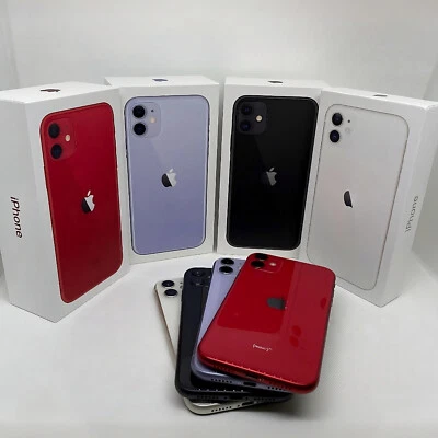 Apple iPhone 11 SEHR GUT Schwarz Lila Weiß Rot 64GB 128GB 256GB OVP Ohne Simlock - Bild 1 von 4