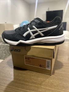 ASICS Men’s Gel-Dedicate 7 New. Black. Size 6 men’s - Picture 1 of 6