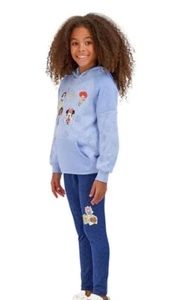 Disney Store 100th Anniversary Girls 2 Pc Hoodie & Pants Set (Size XS 4/5) - Picture 1 of 13
