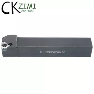 SER 2020K16-B 20mm×125mm CNC Threading Turning Tool Holder+10Pcs 3/8'' 16IR AG60 - Foto 1 di 8