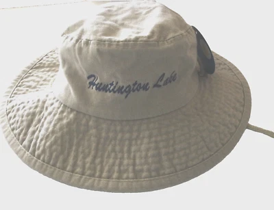 Nuevo de Lote Antiguo Sombrero de Cubo De Colección Años 90 Pesca Golf Gorra Sol Exterior Safari Caza Mentón Correa Foto 1 de 4