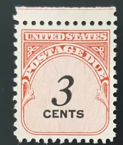 Scott J91 US Stamp 3c Postage Due Used Off Paper (3a) - Picture 1 of 2