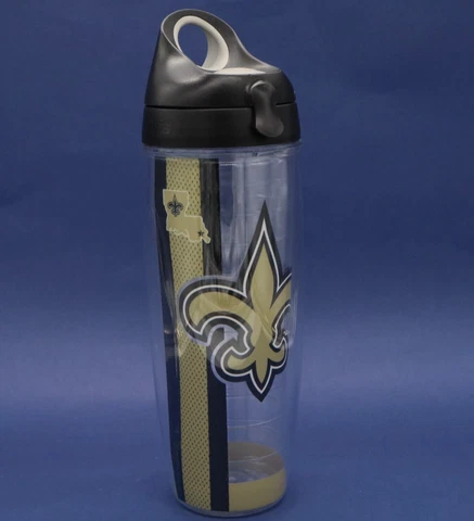 Tervis Tumbler NFL Football New Orleans Saints Wrap 24 oz Water Bottle Cover
