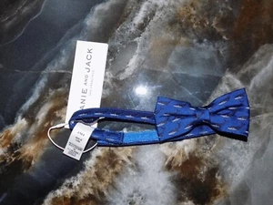 Janie and Jack Whale Blue Bow Tie Size 2-5 Boy's NEW - Picture 1 of 3