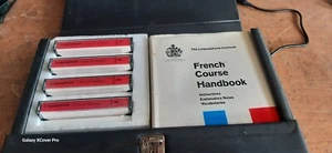 Linguaphone French Course Handbooks With cassette/tapes & Case Vintage (382) - Picture 1 of 8