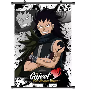 Póster de pared de desplazamiento de hadas Fairy Tail Gajeel de anime cosplay 2658 - Imagen 1 de 6