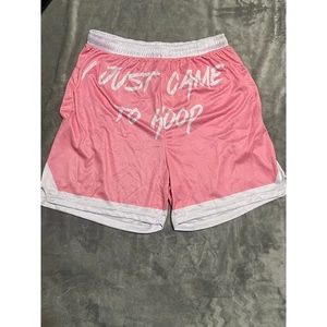 I Just Came to Hoop rosa Basketballshorts mit Taschen Medium - Bild 1 von 8