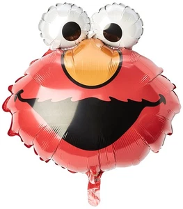 XL 20" Elmo Head Sesame Street Super Shape Mylar Foil Balloon Party Decoration - Picture 1 of 1