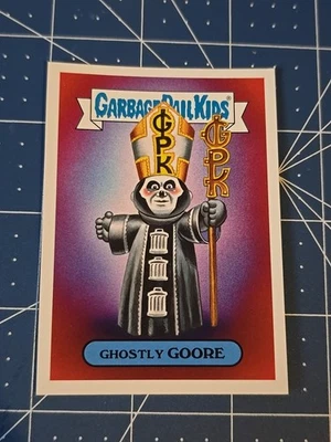 💥Ghostly Goore #9b Garbage Pail Kids GPK Ghost Tobias Forge Papa Emeritus 2017 - Image 1 of 4