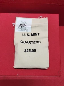 2003 D "Maine" sin abrir bolsa de un cuarto de dólar estatal de monedas sin circular como nuevas de Estados Unidos! - Imagen 1 de 4