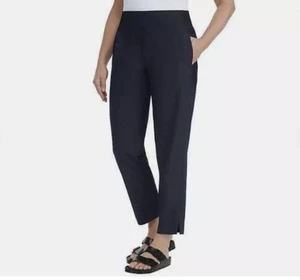 Kirkland Signature Ladies Ankle Women's L Pants Black 4-Way Stretch H809 NEW - Picture 1 of 10