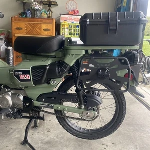 Side Rack Carrier Luggage Black For Honda Trail 125 CT125 Hunter Cub 2020-2023 - Picture 1 of 12