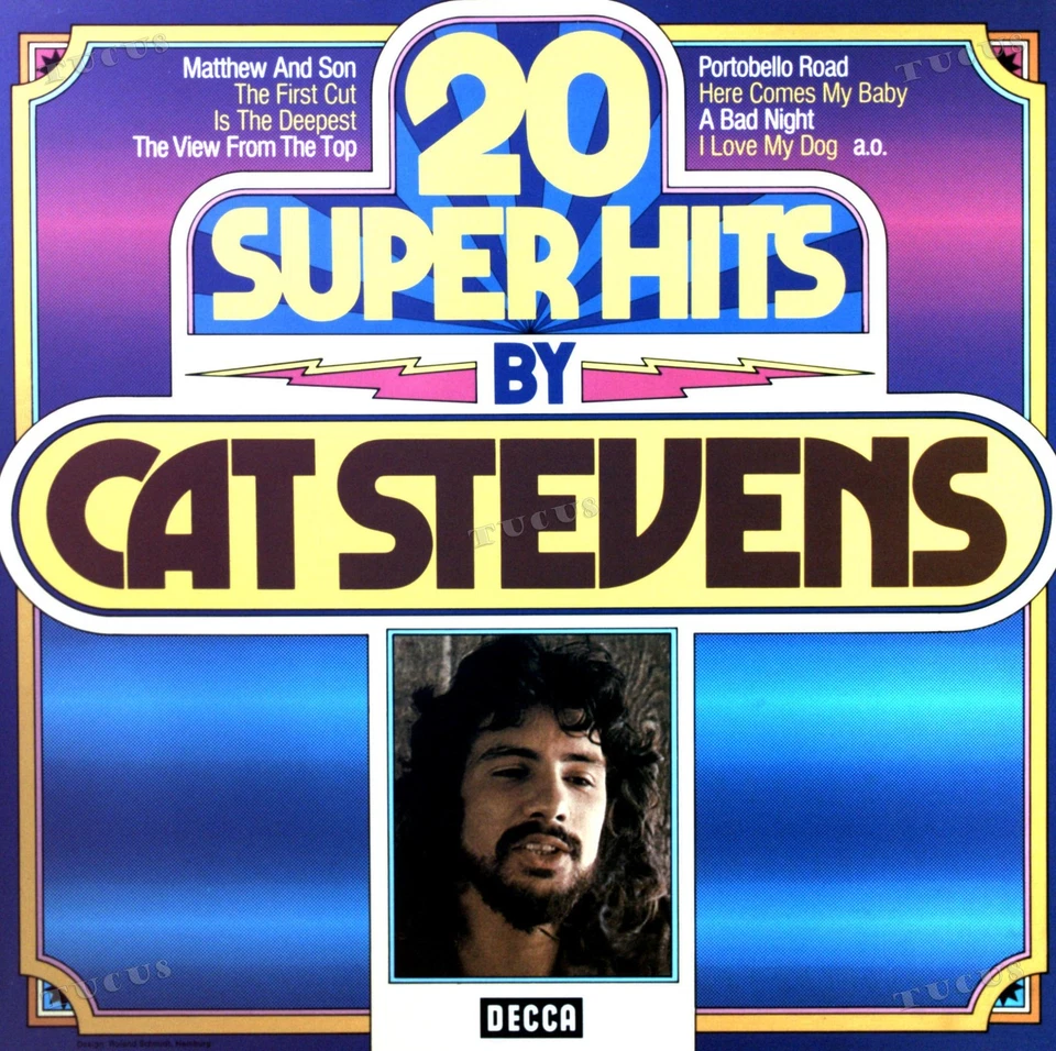 Cat Stevens - 20 Super Hits By Cat Stevens LP (VG/VG) .* - Image 1 of 1