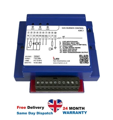 Gas Burner Spark Ignition Control Module For Fish & Chip Ranges - Image 1 of 2