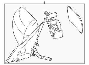 Genuine GM Mirror Assembly 25765014 - Picture 1 of 2