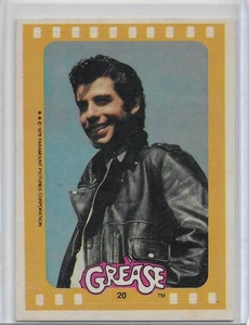 1978 Topps Grease #20 John Travolta as Danny - Picture 1 of 2