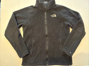 Chaqueta polar The North Face para mujer talla M negra difusa acogedora cremallera completa senderismo - Imagen 1 de 8