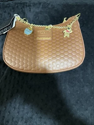 NEW  Loungefly Disney Winnie The Pooh Honeycomb Crossbody Bag Exclusive - Image 1 of 4