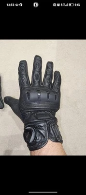 Knox Orsa Mk2 Leather Motorcycle Gloves Unwanted Gift - Image 1 of 4