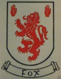 Schlüsselanhänger Fuchs irisches Wappen massiv Messing NEU - Bild 1 von 5