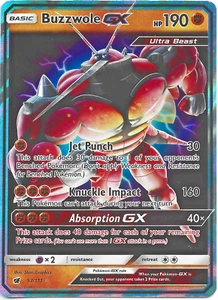 Buzzwole GX 57/111 - Crimson Invasion - Pokémon Card - Picture 1 of 2