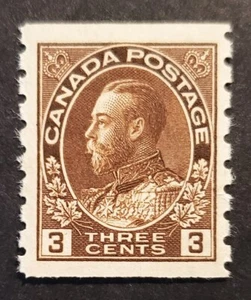 Stamps Canada Mint: #129 2c brown coil VF MH - Picture 1 of 1