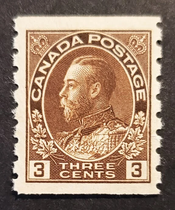 Stamps Canada Mint: #129 2c brown coil VF MH - Image 1 of 1