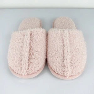 Women's Fuzzy Soft Slippers Pink Size 5/6 - Picture 1 of 6