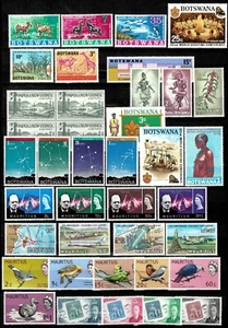 Britain Mauritius, Botswana, Barbados ☀ MNH lot - Picture 1 of 1