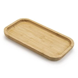 Bamboo Vanity Tray Bathroom Counter Tray Toilet Tank Tray Bathroom Tray For Orga - Picture 1 of 8