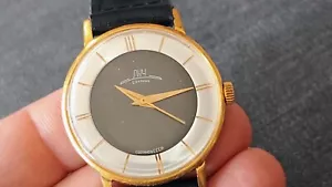 LUCH USSR Vintage AU CCCР ultra slim watch Gold Plated Men's DressStyl - Picture 1 of 21