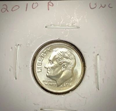 2010 P Roosevelt Dime UNCIRCULATED Mint State FAST SHIPPING - Image 1 of 4
