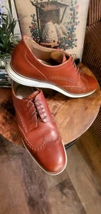 Cole Haan Men's OriginalGrand Wingtip Oxford Brown Style C24092 size 13 - Picture 1 of 8